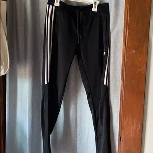 Adidas black joggers